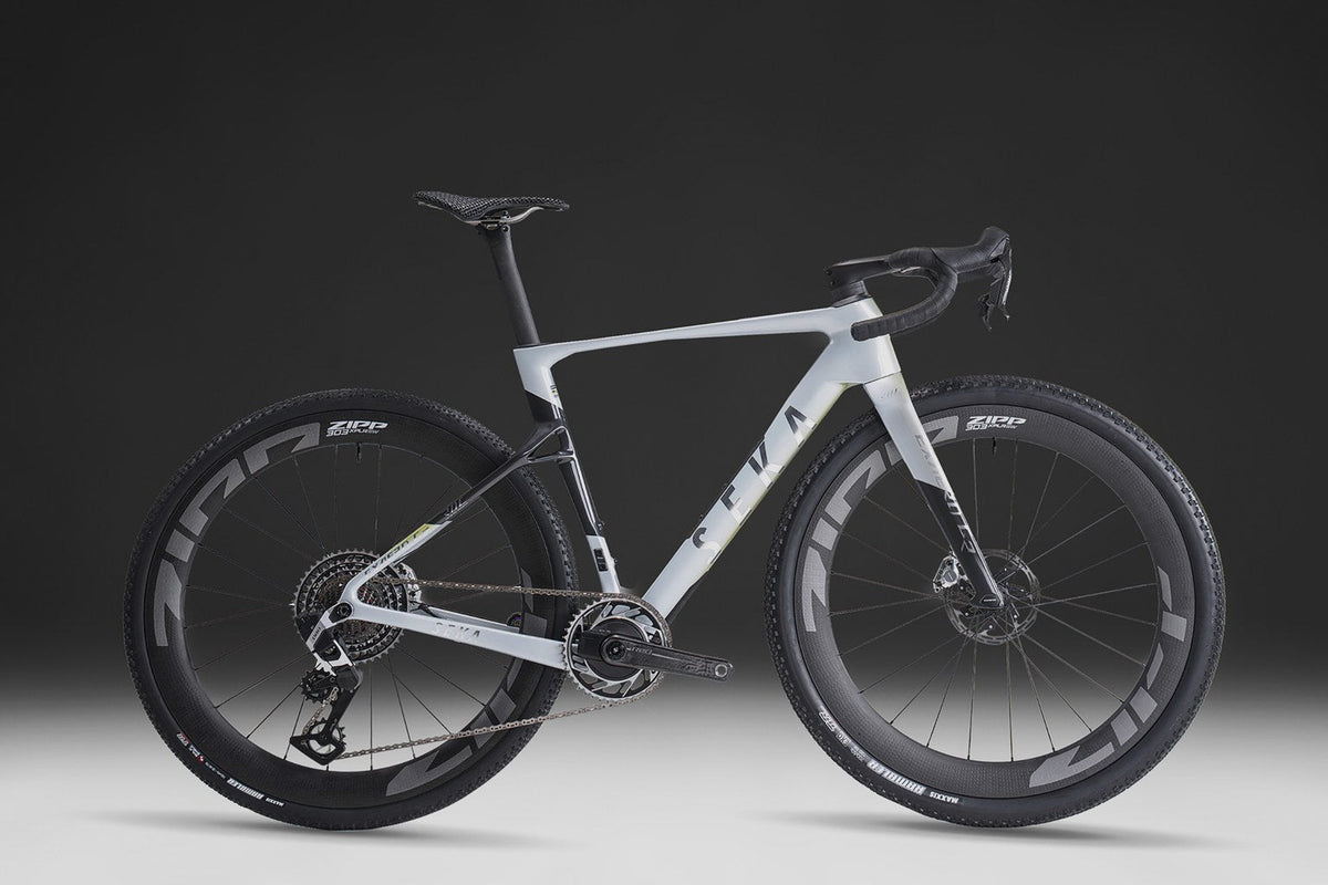 Complete SEKA gravel build side-on — the geometry a chart describes