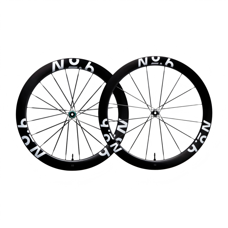 NO.6 52/58 Superlight Aero Carbon Spoke Disc Brake Wheelset