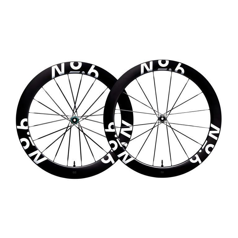 NO.6 58/65 Superlight Aero+ Carbon Spoke Disc Brake Wheelset