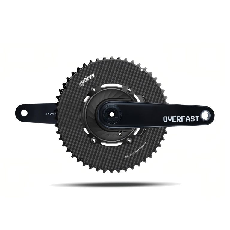 OVERFAST OVERFAST Light Cranks w/ Spider + Chainrings